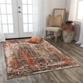 thumbnail image 4 of Alora Decor Alure 8' x 10' Abstract Brown/Beige/Apricot Hybrid Area Rug, 4 of 5