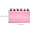 thumbnail image 3 of Glaciersei 3pcs Coil Horizontal Line Book Blank Spiral Notebook Small Spiral Notepad Pocket Size Notebook Spiral Agenda Notebook Student Stationery Supplies Portable Steno Note Books Note Pad, 3 of 5