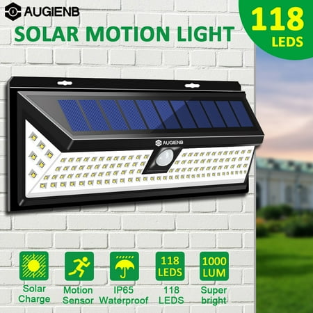Solar Powered Led Light Augienb Super Bright 118 Garden