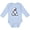 AE-Light Blue, variant on Inktastic Old English Sheepdog Boys or Girls Long Sleeve Baby Bodysuit