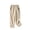 Beige, variant on SwiftWear Women's Boho Floral Harem Pants Elastic Waist Drawstring Lounge Pants Plus Size Casual Cropped Pants for Home & Outdoor Comfort