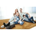 thumbnail image 4 of Arogan Soft Fluffy Area Rug Modern Shaggy Bedroom Rugs for Kids Room Nursery Rug Floor Carpets, 6'x 9',Khaki, 4 of 7