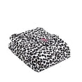 thumbnail image 3 of Betsey Johnson Betsey'S Leopard Plush-Fleece Pink Blanket-Full/Queen, 3 of 7
