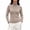 Rose Gold, variant on Turtleneck Tops for Women Raglan Knit Sweater Basic Long Sleeve Slim Fit Casual Soft Solid Color Basic Layering Top for Weekend Getaway