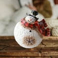 thumbnail image 4 of 1 PC Christmas Decorative Figurine, Resin Christmas Snowman Decor, Xmas Ornament for Table Top Centerpiece Fireplace, Handmade Statue for Xmas Gift, Christmas Party Home Decoration, 4 of 6