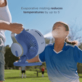 thumbnail image 5 of Restored Shark FlexBreeze HydroGo Fan—Ultra-powerful portable fan - Gray, Refurbished, 5 of 8