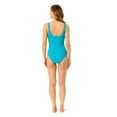 thumbnail image 6 of Women's Live In Color Textured Classic Square Neck One Piece Swimsuit, 6 of 6