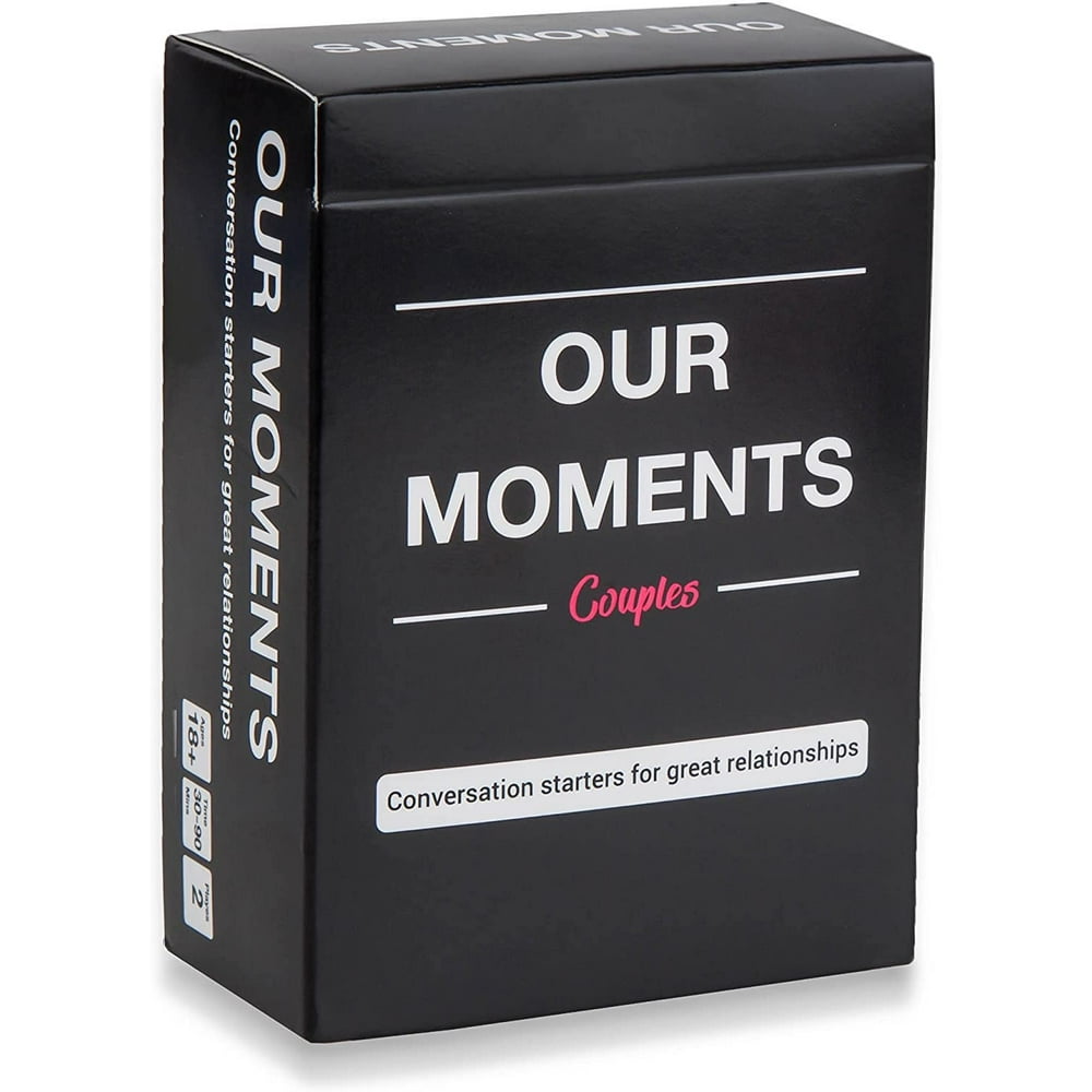 Our Moments Couples Conversation Starters Card Game for Couples Date Night
