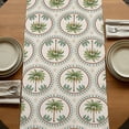 thumbnail image 5 of Table Runners 70 Inches Long Dress Scarves, Vintage Palm Trees Farmhouse Coffee/Dining/Kitchen Table Decor, Holiday Table Runner, Summer Botanical Retro Art 13x70 Inch, 5 of 9