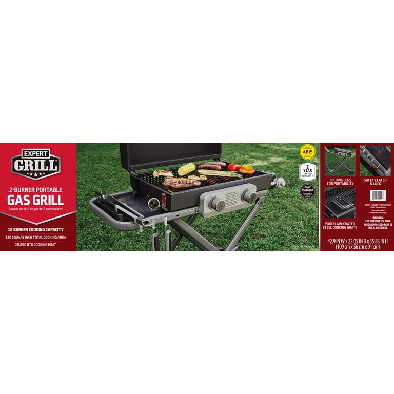 Expert Grill Portable 2-Burner Propane Gas Grill photo 5