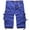 Blue2, variant on HaoXianJian Men's Long below Knee Length Cargo Shorts Loose Fitted Cargo Shorts for Men Summer Elastic Waist Shorts Work Long Shorts with Pockets