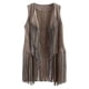 thumbnail image 2 of 1920s Womens Cowboy Cowgirl Tassel Waistcoat Sleeveless Vest Hippie Jacket Retro Motorcycle Coat-yujia-YuJia, 2 of 5