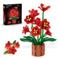 thumbnail image 1 of Set de construcción PLAXSOON Amaryllis Flowers Bonsai 503 piezas 12+, 1 of 9