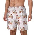 thumbnail image 2 of Uemuo Dachshund Dog Puppy Pattern Mens Swim Trunks Quick Dry Board Shorts with Mesh Lining, Stretch Beach Shorts Quick Dry No-Chafing Board Shorts-Small, 2 of 9