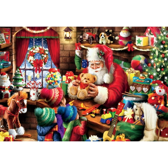 Ceaco - Thomas Kinkade - Noël Classique - Père Noël - Casse-Tête de 2000 Pièces