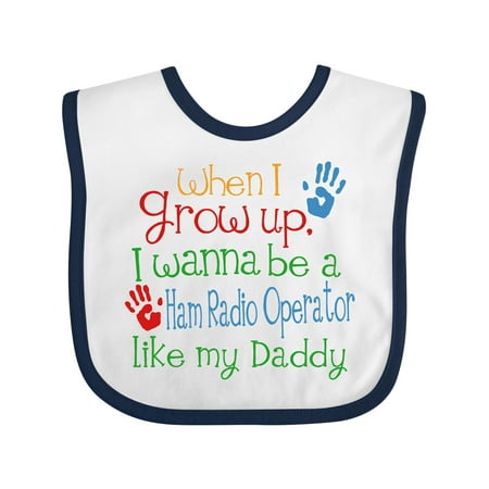 

Inktastic Ham Radio Operator Like Daddy Gift Baby Boy or Baby Girl Bib