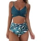thumbnail image 1 of Traje de baño de 2 piezas de cintura alta Zhivalor con realce para mujer, 1 of 3