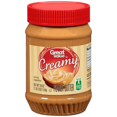 Great value creamy Peanut Butter 18oz (078742369990)