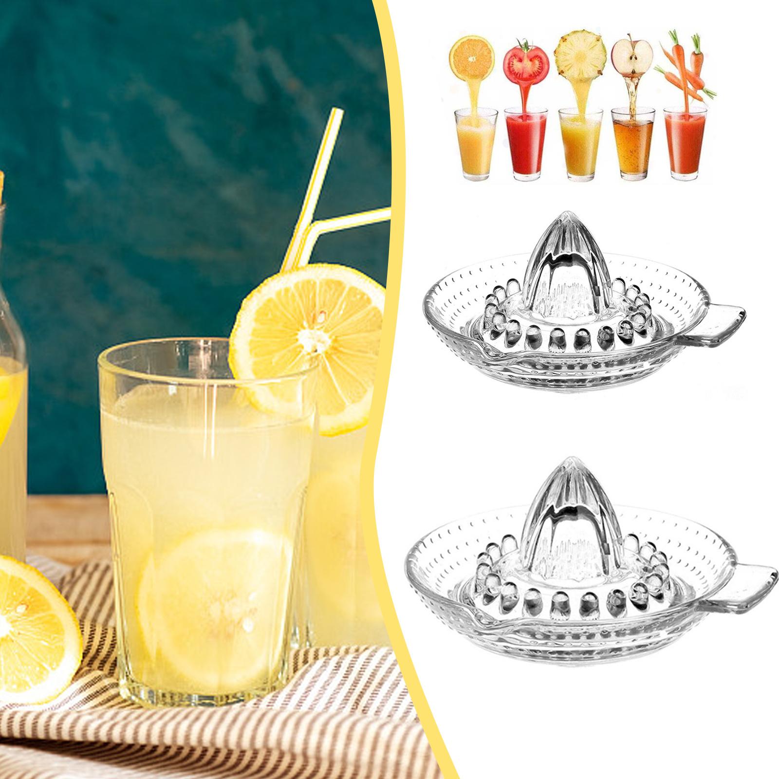 Presse-agrumes Manuel 2 Pièces - Extraction Efficace Citrons, Limes - Nettoyage Facile, Compatible Lave-vaisselle