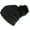 Black, variant on Womens Winter Beanie Hat Faux Fur Pom Pom Beanies Hat for Women Winter Warm Knit Skull Cap Hats