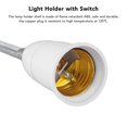 thumbnail image 3 of Extensor de Enchufe de Luz, Enchufe de la UE 110-240V Soporte de Lámpara de Manguera de Instalación Fácil para la Bombilla E26 Y E27 Para El Hogar, 3 of 7
