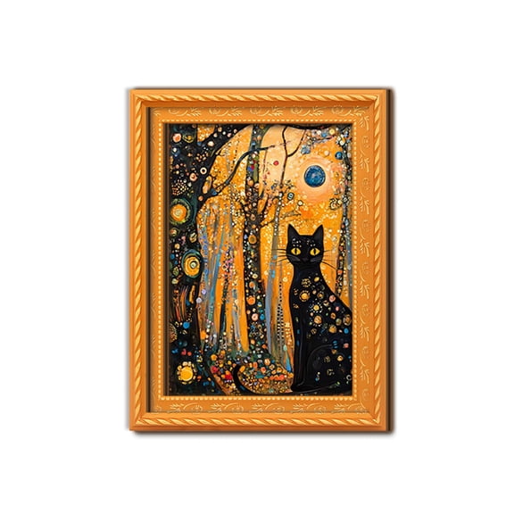 AOOOWER Handcrafted Creative 3D Retro Photo Frame Magnetic Refrigerator Sticker Wooden
