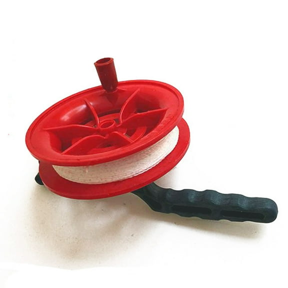 Fridja 50M Twisted String Line Red Wheel Kite Reel Winder