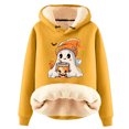 thumbnail image 1 of Sudadera con capucha de manga larga para mujer, informal, con capucha, para exteriores y chaquetas, a la moda, con estampado de blusa, sudadera de manga larga, abrigo con capucha para mujer, 1 of 2