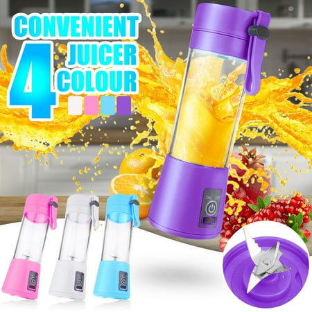 

Electric Mini Juicer Fruit Vegetable Extractor Portable Handheld Smoothie Maker Mixer Cup Rechargeable Bottle Electric Blender