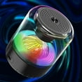 thumbnail image 1 of Bluetooth 5.2 Speaker with Subwoofer Portable Wireless Stereo Sound, 52mm Driver, Home Audio System, 1 of 9