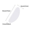 thumbnail image 2 of tooloflife 20 Pairs Silicone Eyeglass Nose Pads Double-Sided Adhesive Tape D Shape Non-Slip for Glasses Sunglasses Universal, 2 of 8