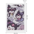 thumbnail image 2 of Diamond Art Kits for Adults Kuromi And My Melody Diamond Art Gem Art Painting Full Drill Round Art Gem Painting Kit for Home Wall Decor Gifts 16"x20", 2 of 7