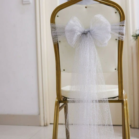 Uuiauoio Vintage Chair Sashes Bows Rustic Floral Dining Chair Slipcovers Ties for Wedding Bridal Shower Baby Shower Birthday Party Table Decorations