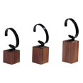 thumbnail image 1 of Soporte de exhibición para reloj, soporte para reloj de pulsera, Base de madera elegante multifuncional, estante estable, estante para brazalete para ,, 1 of 8