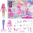 thumbnail image 1 of Calendario de Adviento Barbie con muñeca y 24 accesorios de juguete sorpresa, 1 of 6