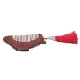 thumbnail image 4 of IBASETOY 1Set Brown Wooden Comb for Hair Smoothing and Durable Use by Lovers, 4 of 8