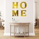 thumbnail image 5 of 4 piezas de letras para el hogar, espejo acrílico 3D, pegatinas decorativas de pared, arte de pared familiar, calcomanías de pared autoadhesivas, extraíbles y ecológicas., 5 of 7