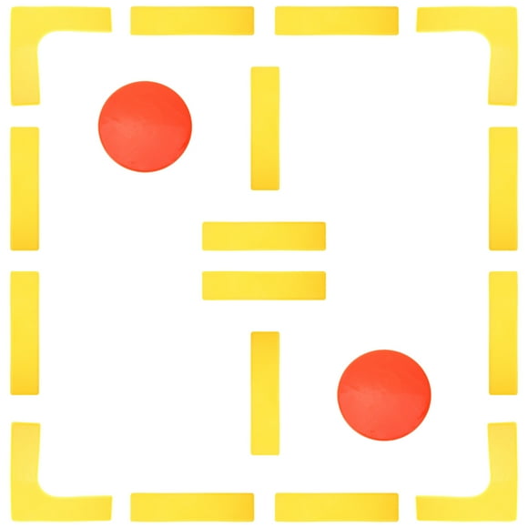 Yellow PVC Balance Spots for Protecting Non Slip Spot Markers for Sports Training 1 Set