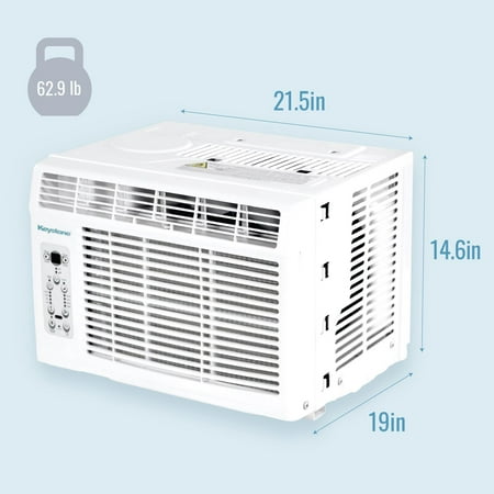 Keystone - 450 Sq. Ft 10,000 BTU Window Air Conditioner - White