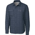 thumbnail image 2 of Men's Cutter & Buck  Anthracite UTSA Roadrunners  Rainier PrimaLoft Eco Insulated Quilted Button-Up Shacket, 2 of 3