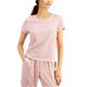 thumbnail image 1 of INC - Camiseta con adornos de tachuelas para mujer, rosa, grande I-N-C Camiseta adornada, 1 of 1