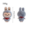 thumbnail image 3 of POP MART LABUBU The Monsters Exciting Macaron Plush Plush Doll Toy Keychain Type Design Gift Etciting Macaron Plush Dolls Figure Toy Box Clearance - 9.8 Inch, 3 of 3