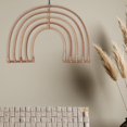 thumbnail image 4 of Decoración de de ratán, adorno Natural, macramé colgante bohemio bohemio para habitación, , hogar, y bebés 46x32cm Baoblaze Arco Iris Macramé, 4 of 8