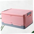 thumbnail image 4 of ETHZZLE 1Pc Pink Sundries Organizer Storage Box Foldable and Moisture Resistant for Living Room, 4 of 8