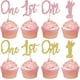 thumbnail image 1 of 24 adornos para cupcakes de primer cumpleaños con purpurina, palillos para cupcakes de primer cumpleaños para baby shower, pastel de fiesta de primer cumpleaños dorado, 1 of 7
