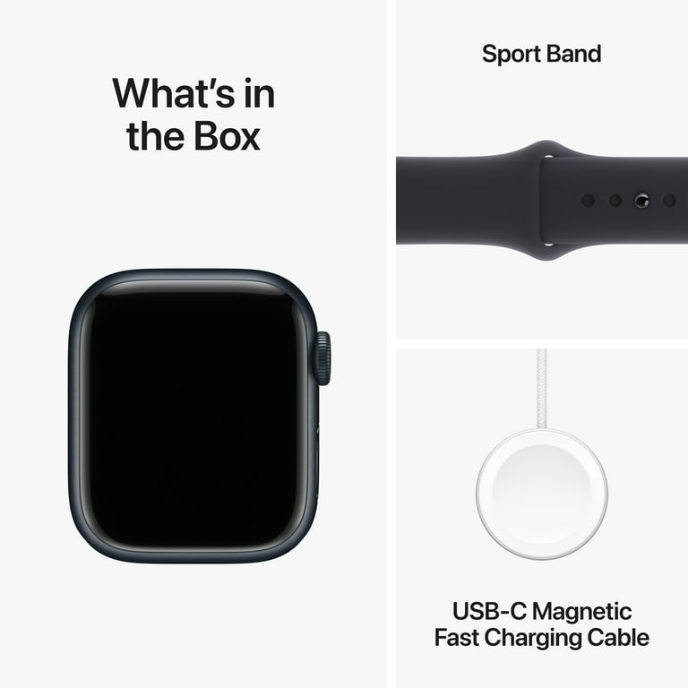 Apple Watch Series 9 GPS 41mm Midnight Aluminum Case with Midnight