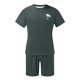 thumbnail image 4 of Men‘s Two-Piece Outfits Summer Casual Muscle Short Sleeve Tee Shirts And Classic Fit Sport Shorts Set TracksuitL, 4 of 5