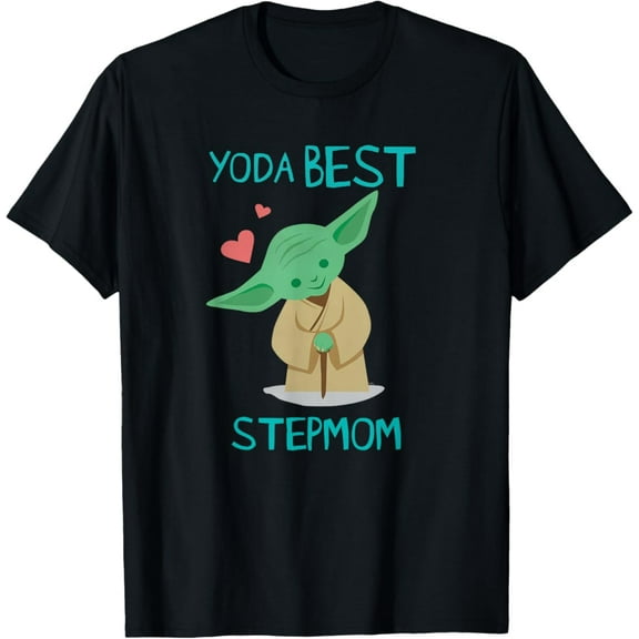 Vintage Yoda Best Stepmom Yoda Chibi Portrait Mother's Day T-Shirt S-5XL - Trending Birrthday Tee Gifts Vintage Tee -Birthday Gifts
