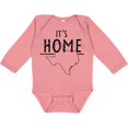 thumbnail image 3 of Inktastic Its Home- State of Texas Outline Distressed Text Boys or Girls Long Sleeve Baby Bodysuit, 3 of 5