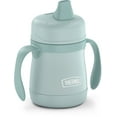 thumbnail image 2 of Thermos Baby Vacuum Insulated Stainless Steel Sippy Cup w/ Handles, 7oz, Mint, 2 of 5
